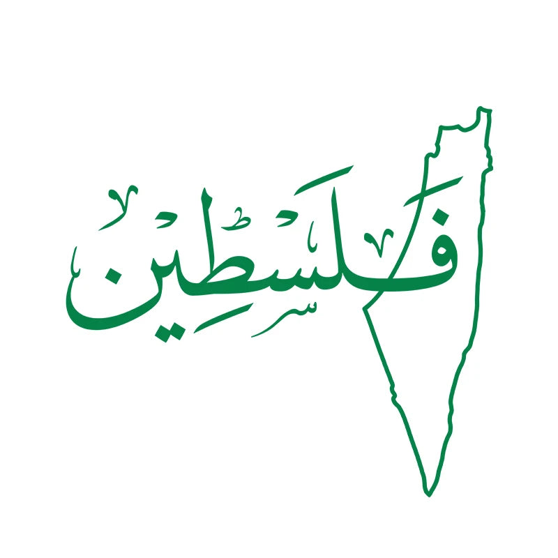 Palestine map car dekor