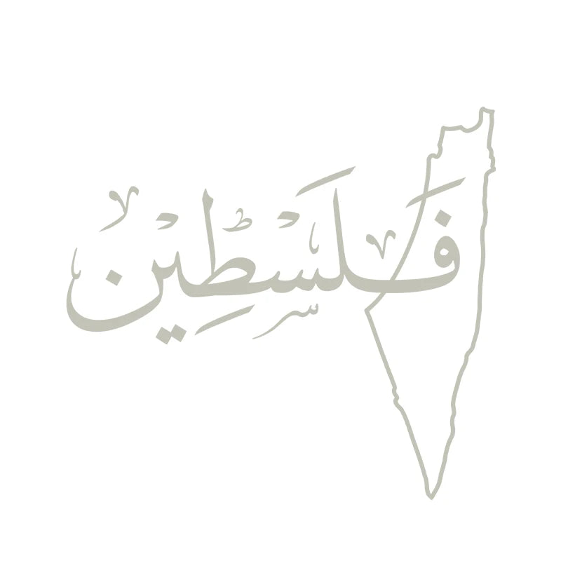 Palestine map car dekor