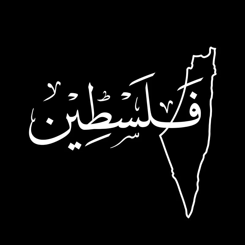 Palestine map car dekor